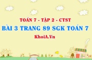 Bài 3 trang 89 SGK Toán 7 Tập 2 Chân trời sáng tạo